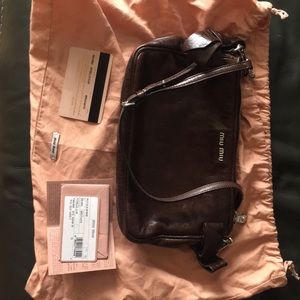 Miu miu small leather bag